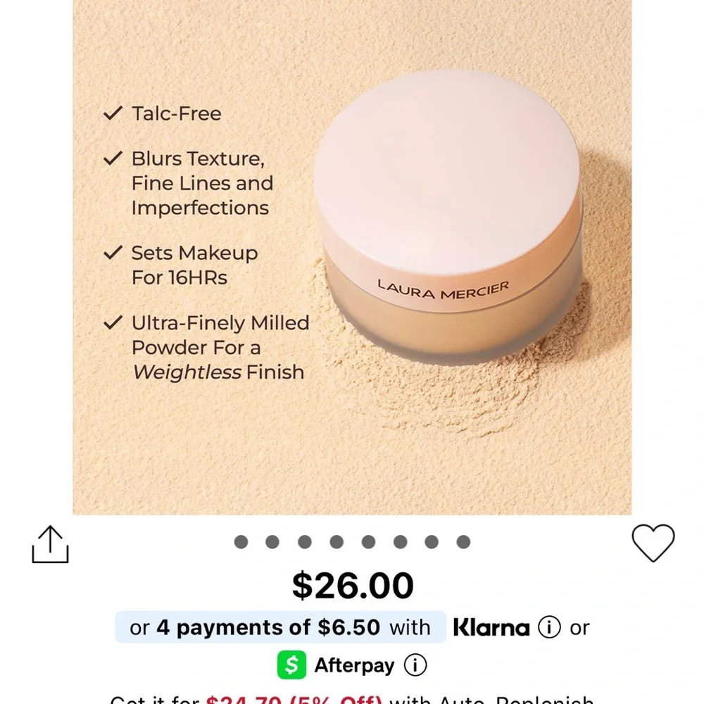 *SALE* Laura Mercier Loose Setting Powder *USED TWICE* - Picture 2 of 13